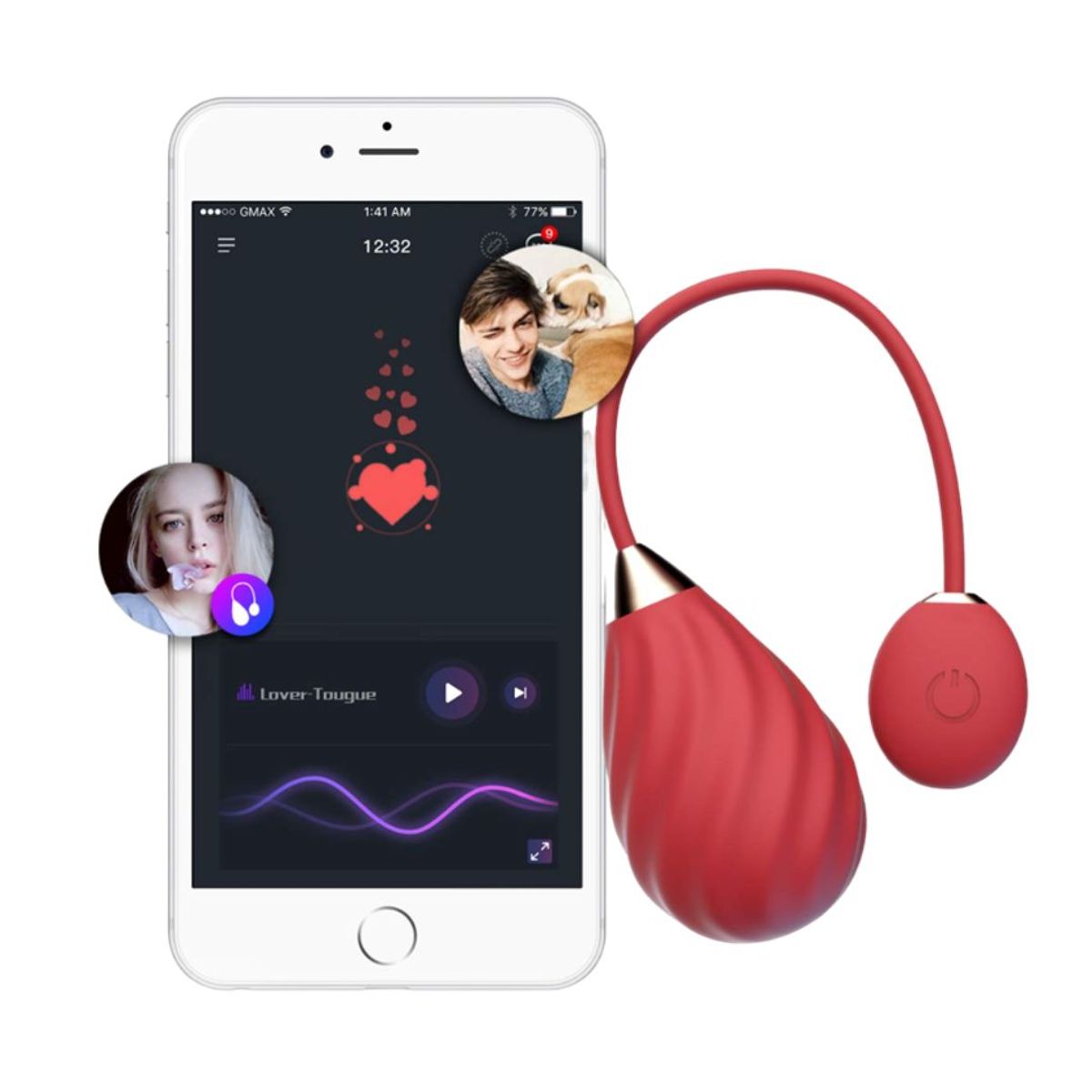 GENERICO - VIBRADOR MAGIC SUNDAE FUNCIONA A TRAVES DE TU TELÉFONO