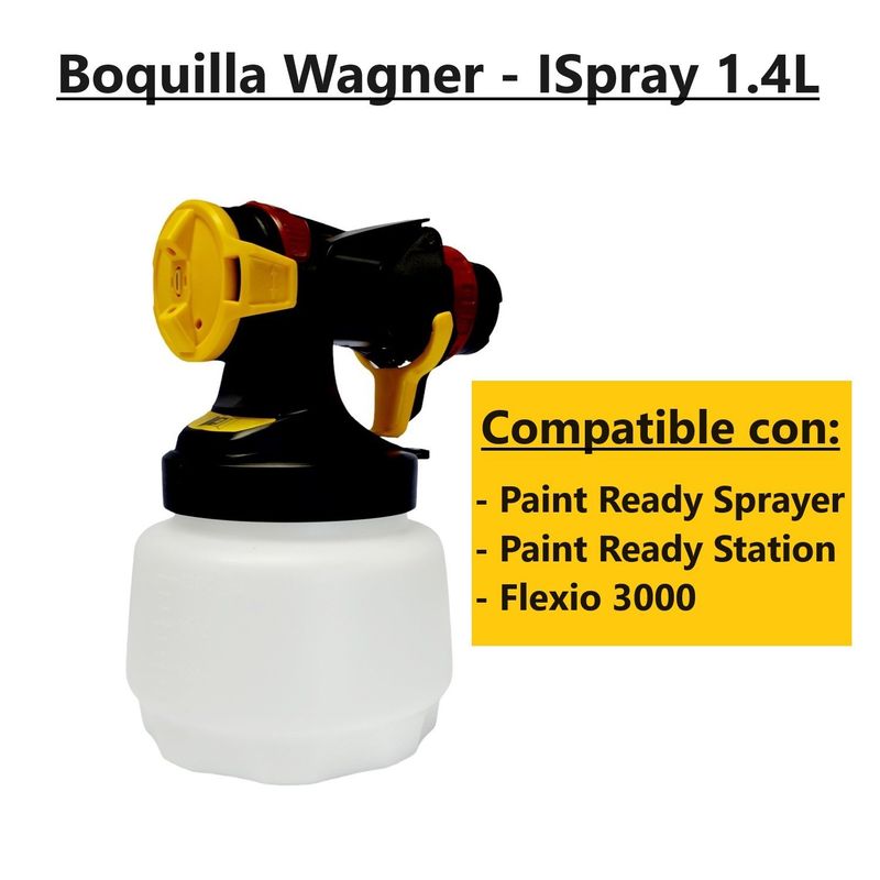 WAGNER - Boquilla para Pistola de Pintar Wagner - ISPRAY 1.4 L