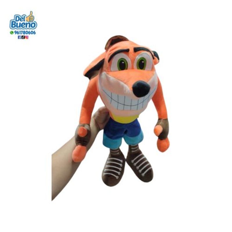 GENERICO - peluche de zorro crash 35 cm