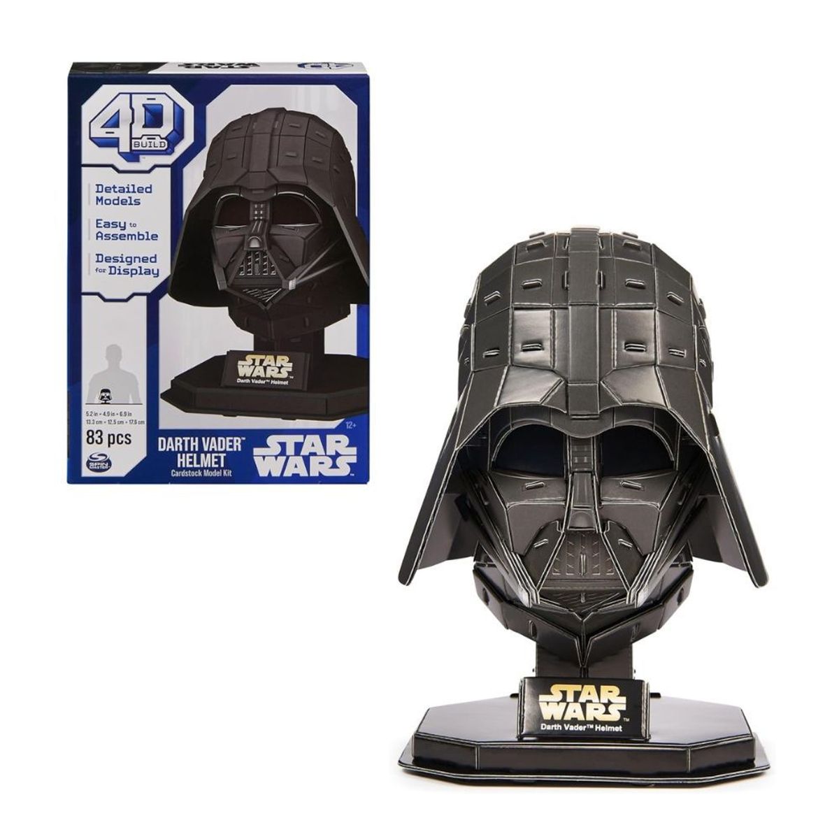 SHEEPBUSTER - Rompecabezas Armable 4D Cartón Star Wars Build Darth Vader