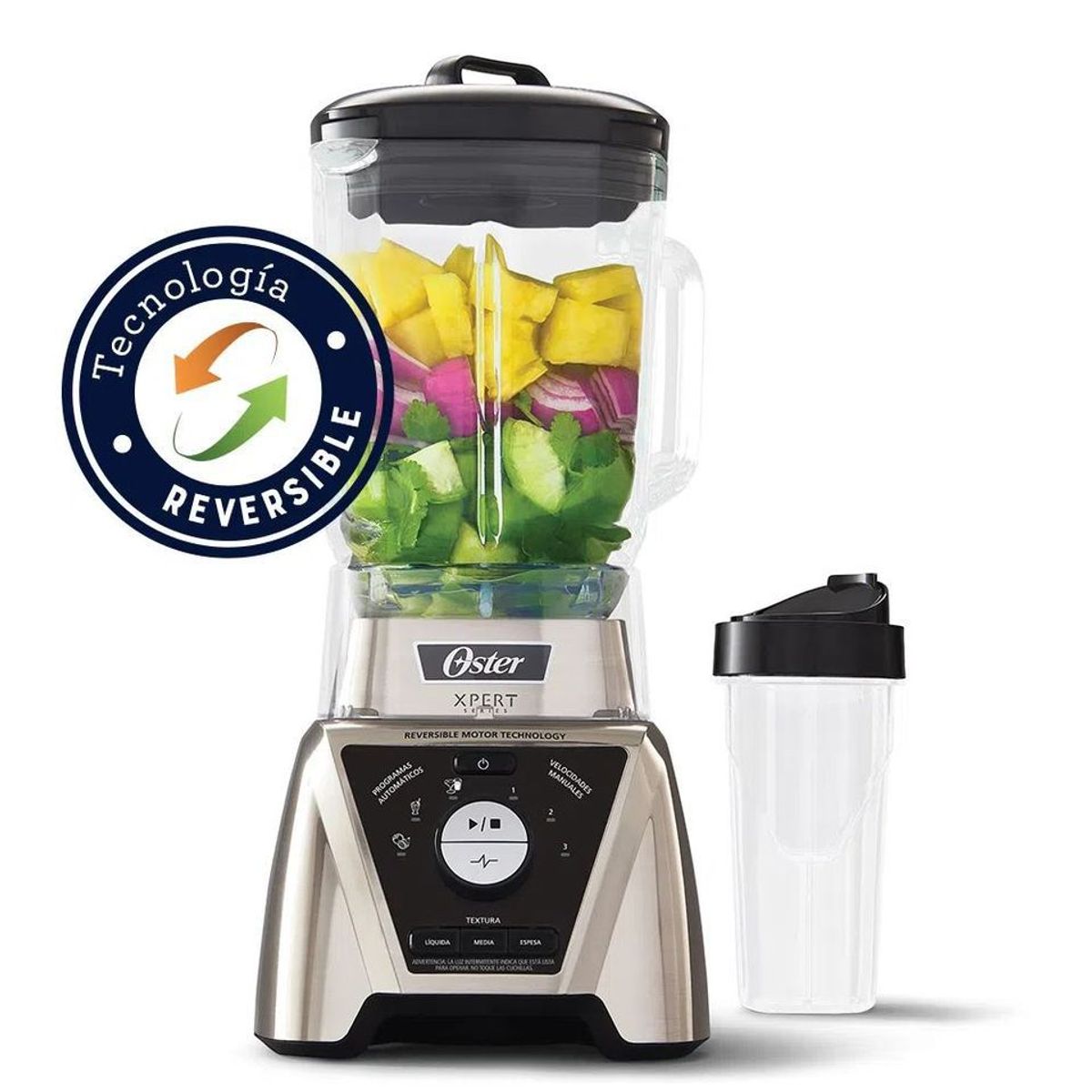 OSTER - Licuadora Xpert Series™ con control de textura  Blend-N-Go BLST3BCPG