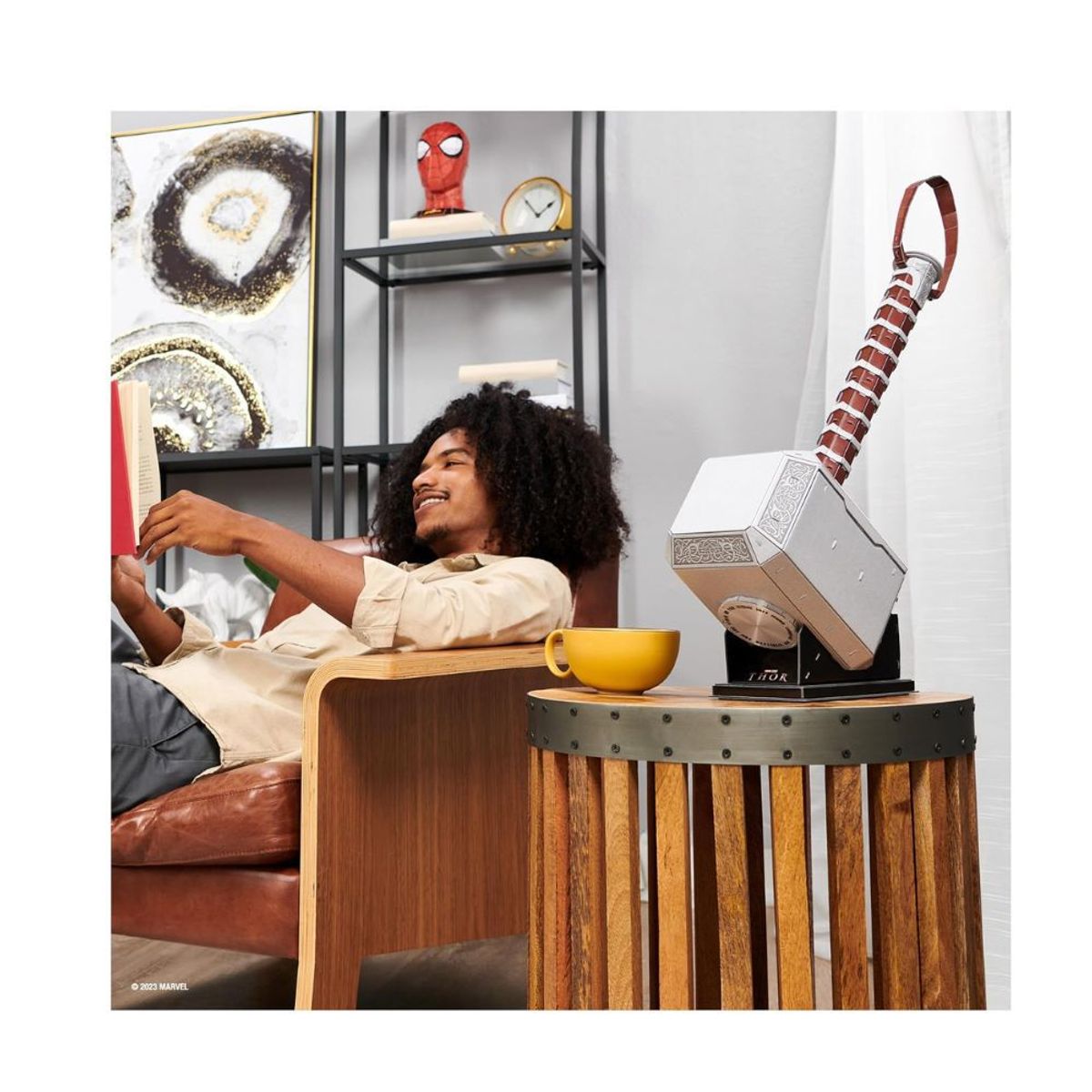 SHEEPBUSTER - Rompecabezas Armable 4D Cartón Martillo Thor