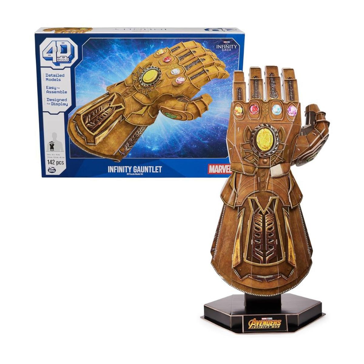 SHEEPBUSTER - Rompecabezas Armable 4D Cartón Guante del Infinito