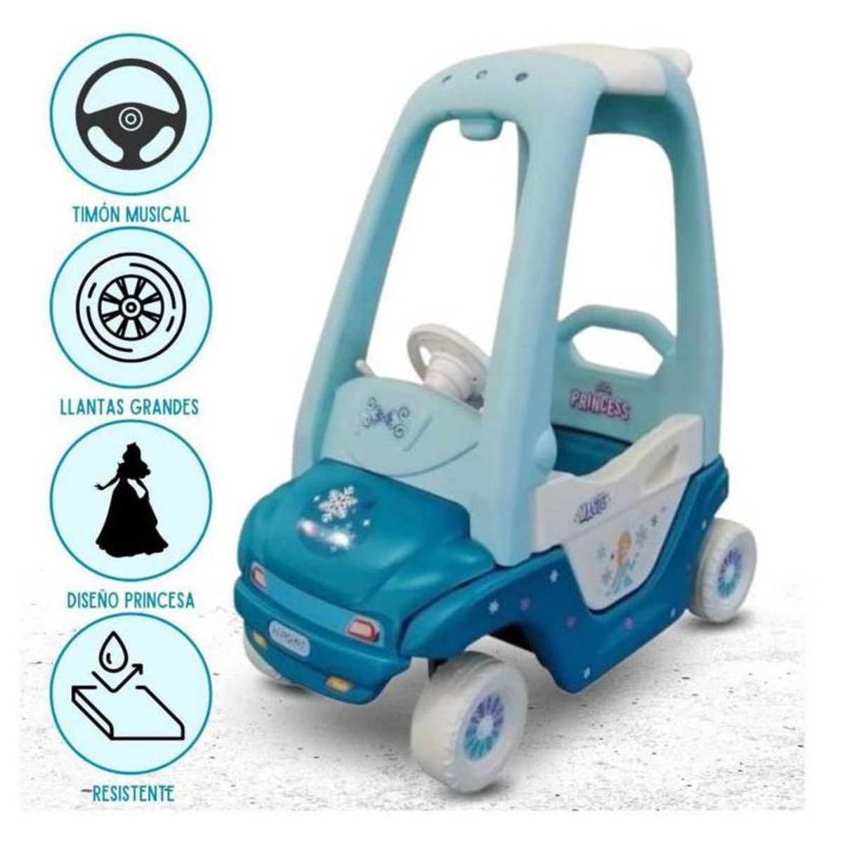 GENERICO - Carro CAR PRINC Diseñado celeste