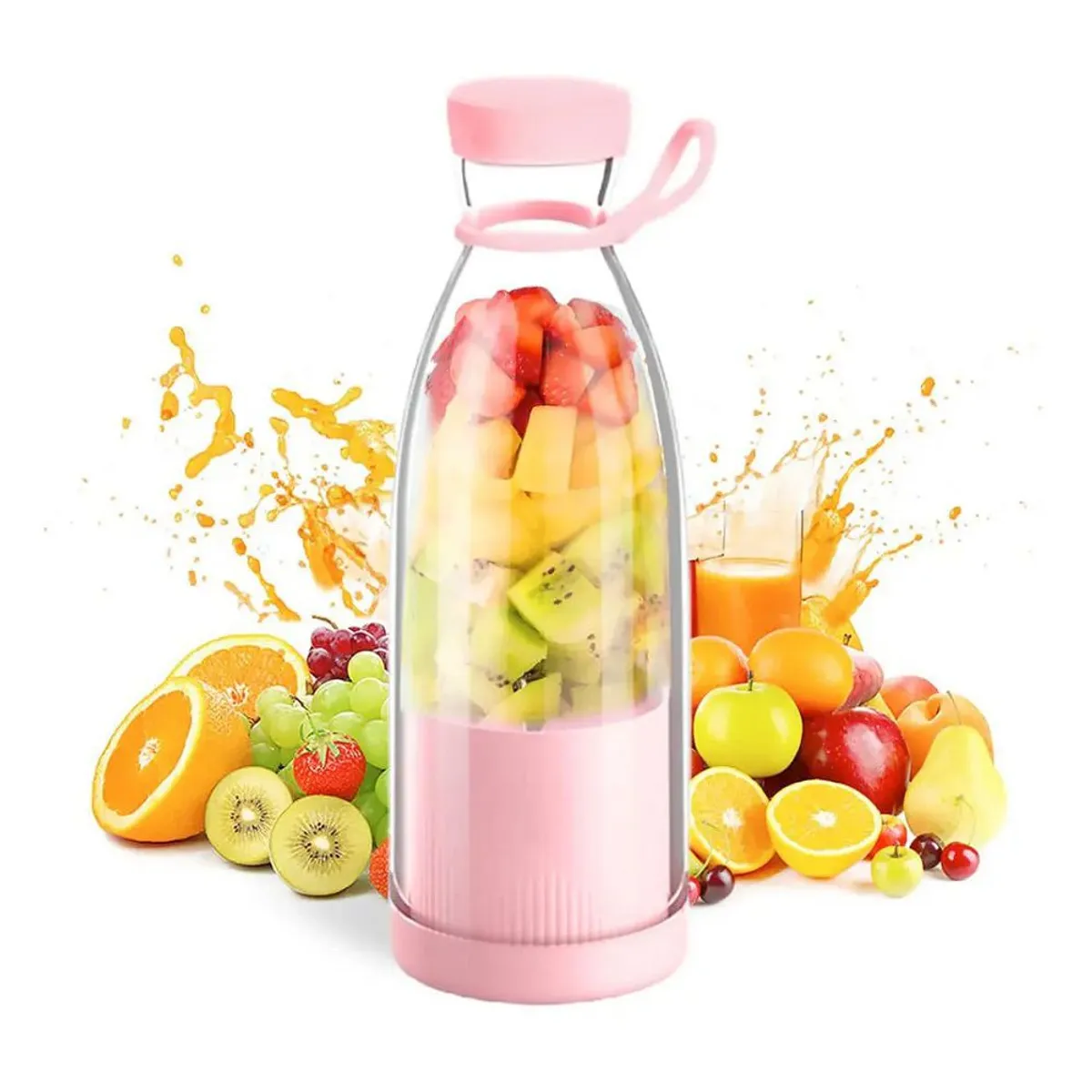 GENERICO - Licuadora Portátil Recargable Tipo Botella Fresh Juice