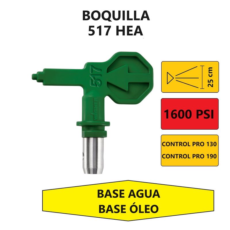 WAGNER - Boquilla de Pulverización para Pistola de Pintar Wagner - 517 HEA