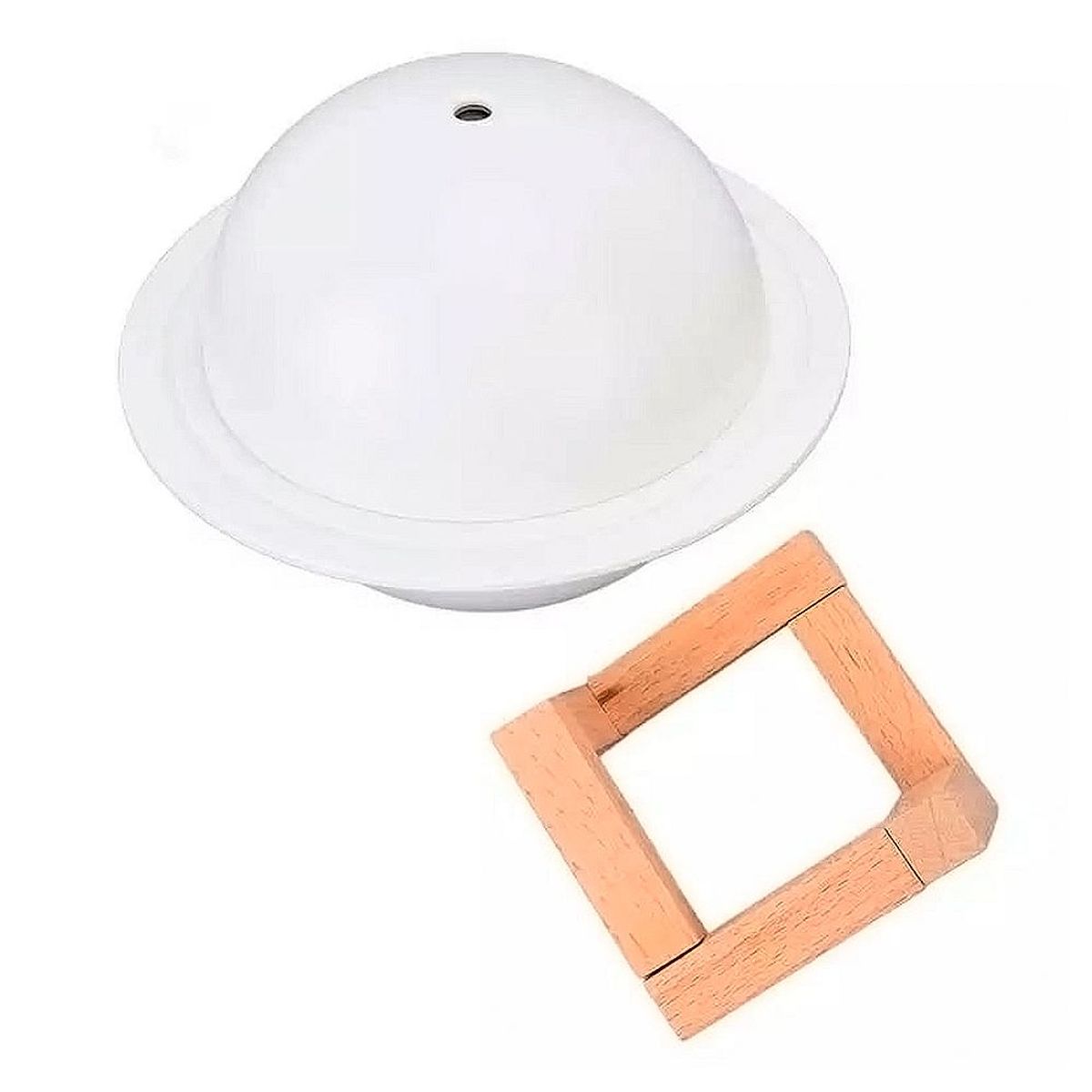 GENERICO - Humificador Difusor Purificador Lampara Led Saturno 3D Decora tu Hogar