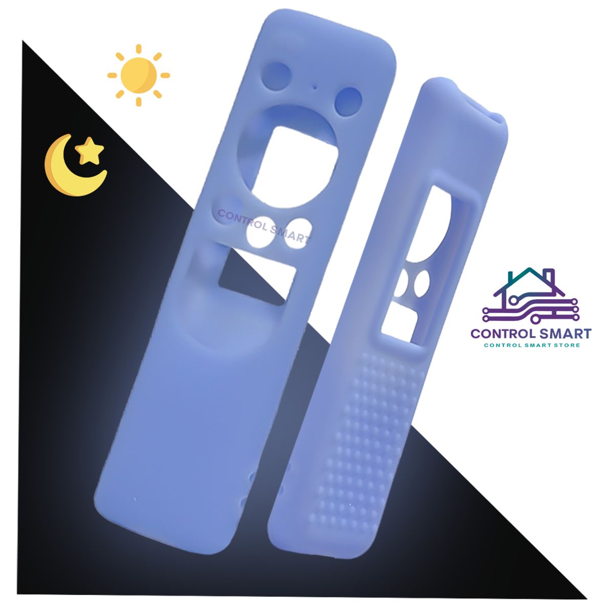 CASE - Funda Para Control Samsung Solar 2023 – Celeste Fluor