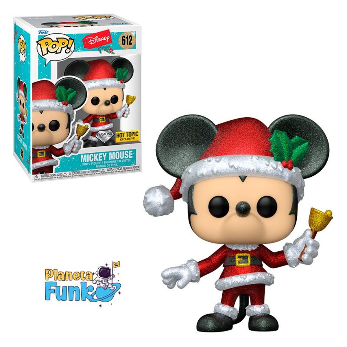 FUNKO - MICKEY MOUSE SANTA DIAMOND 612