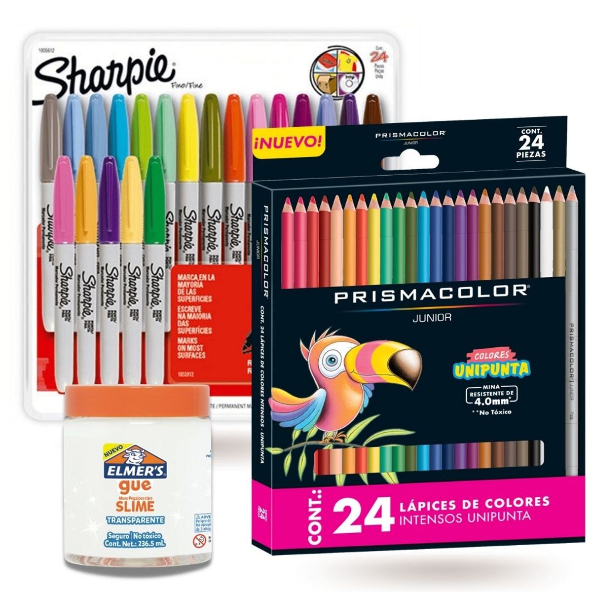 SHARPIE - Pack Colores y Plumones x 48 Básico