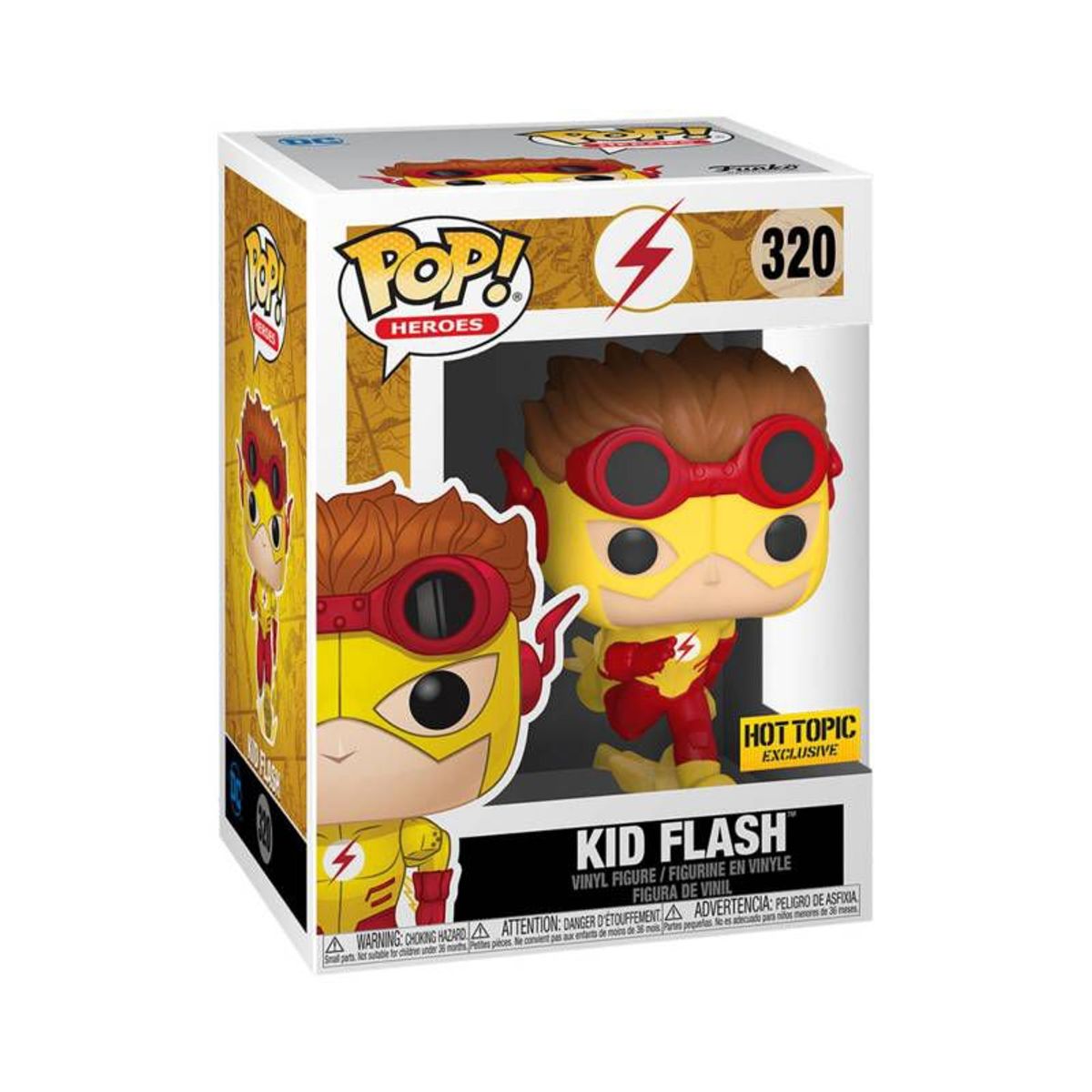 FUNKO - Funko DC Super N° 320 Kid Flash Hot Topic Exclusive