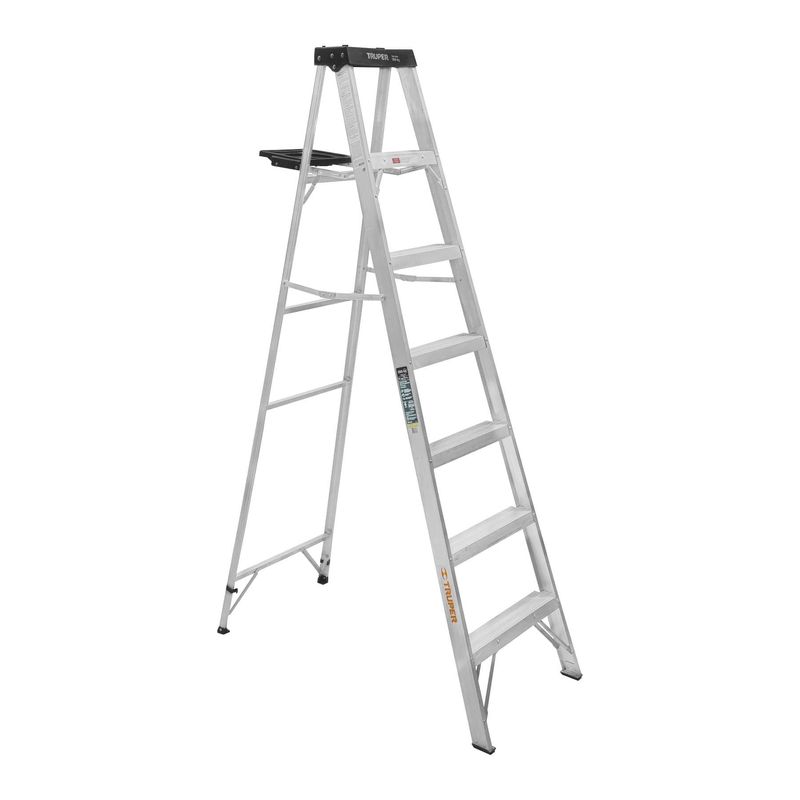TRUPER - Escalera Tijera 6 Peldaños Capacidad De Carga 150 Kg Truper