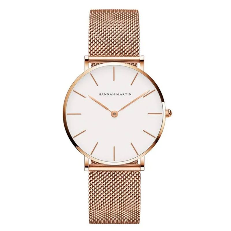 HANNAH MARTIN - RELOJ MUJER METAL ORO ROSA HANNAH MARTIN
