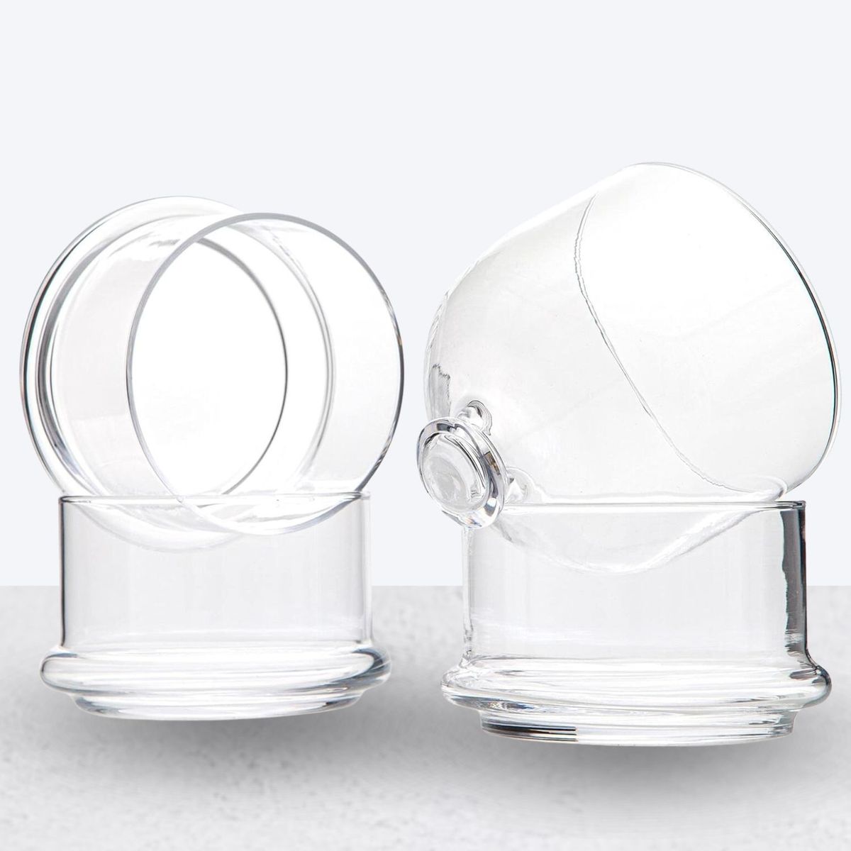 GENERICO - Bombonera de Cristal con Cubierta de Cúpula 3 pisos