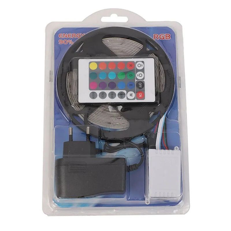 OEM - Tira de luces LED de 5 Metros de 12V, 2835 RGB, 60 Luces de Color