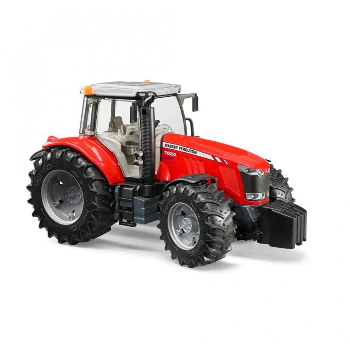 BRUDER - Juguete Tractor Agrícola Rojo Massey Ferguson Bruder 03046