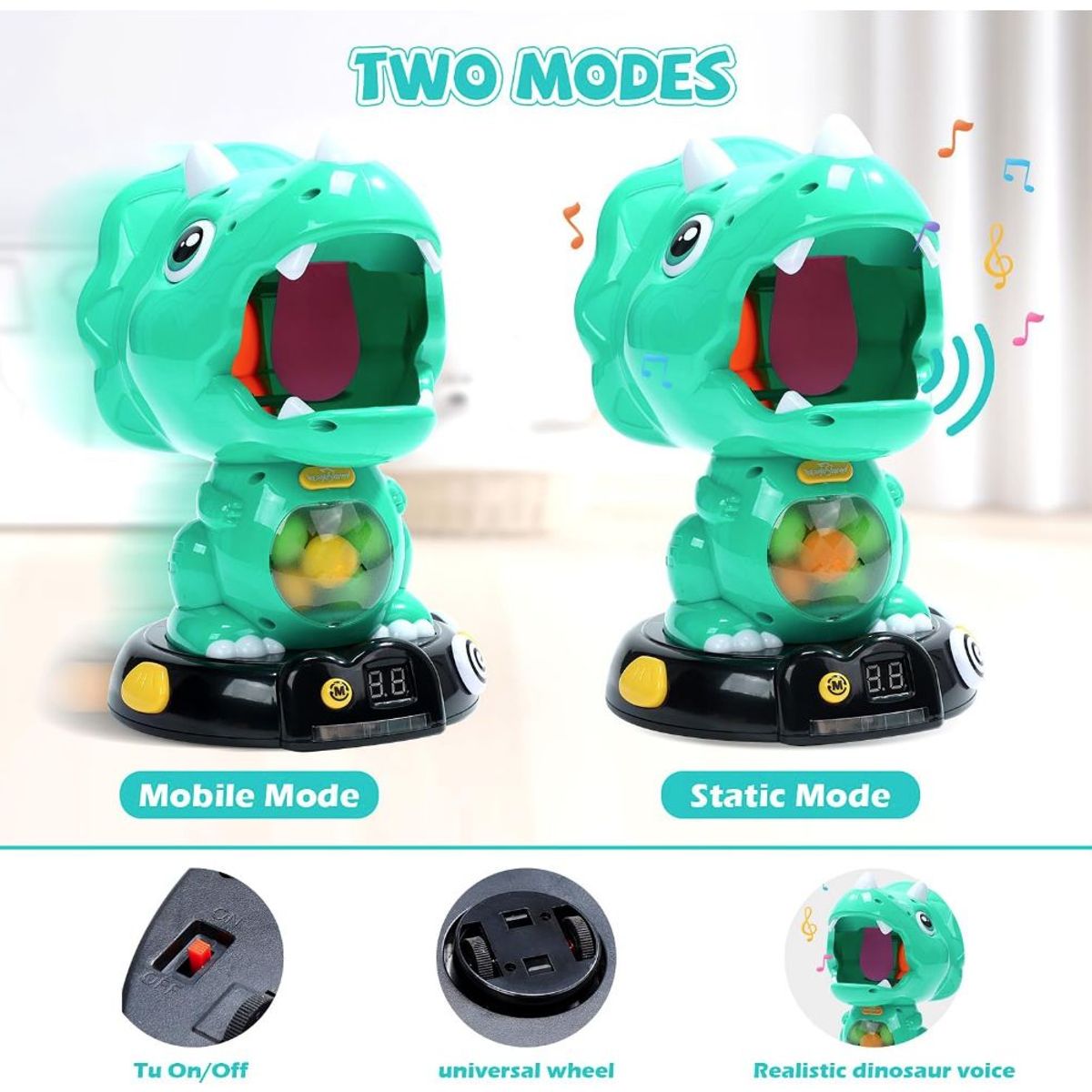 GENERICO - EagleStone triceratops interactivo juego de disparo