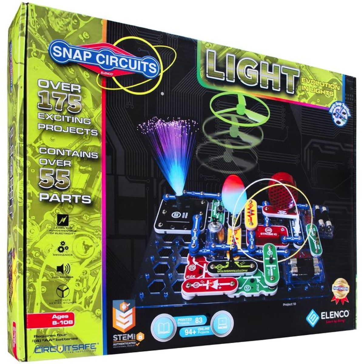 GENERICO - Snap Circuits  Kit de exploración de luces electrónicas