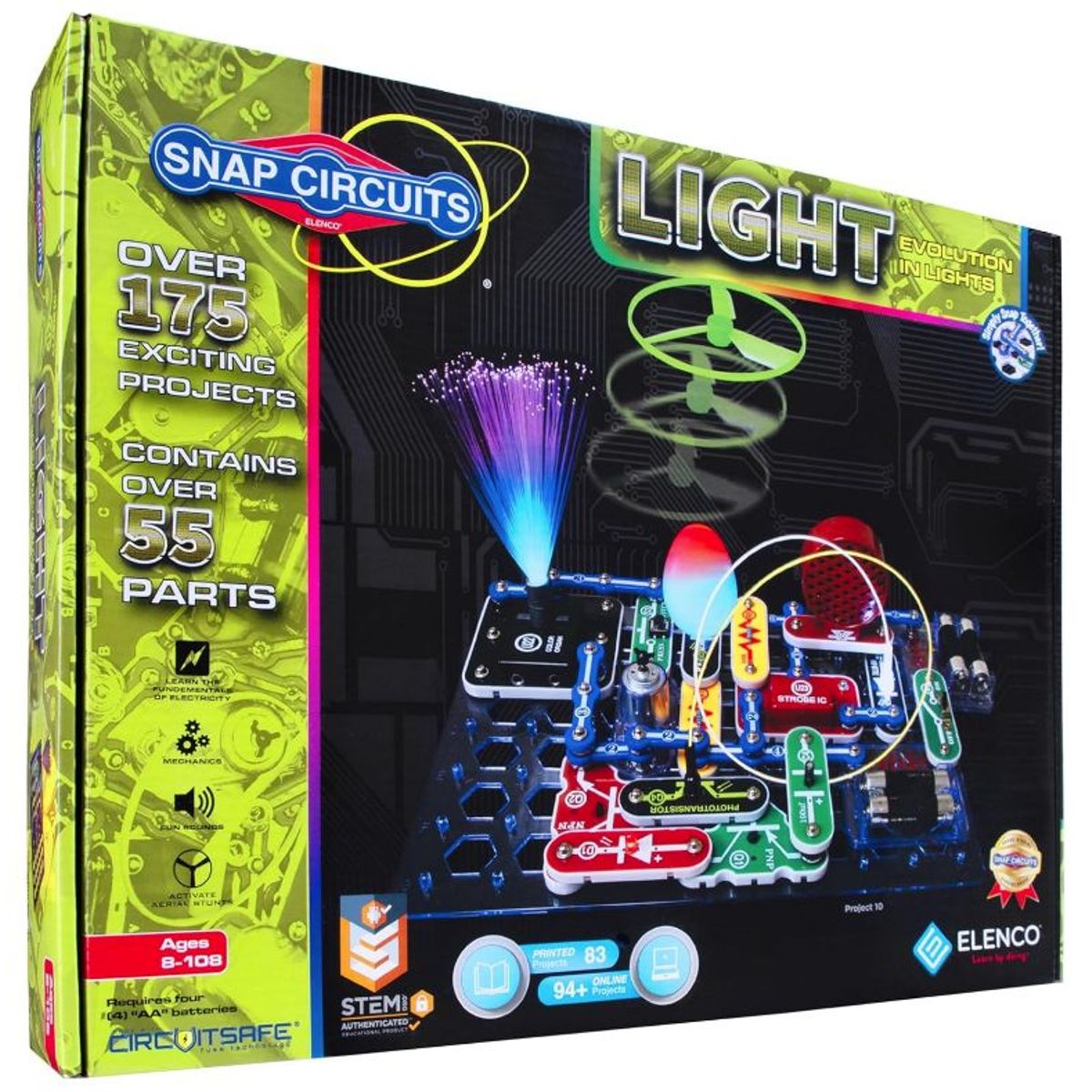 GENERICO - Snap Circuits  Kit de exploración de luces electrónicas