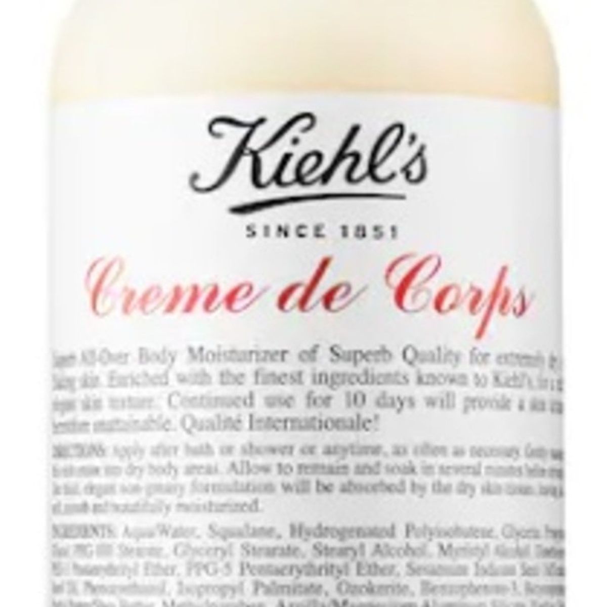 KIEHLS - Kiehls 250mL Crema Hidratantes Corporales Body Lotion  Con Squalane