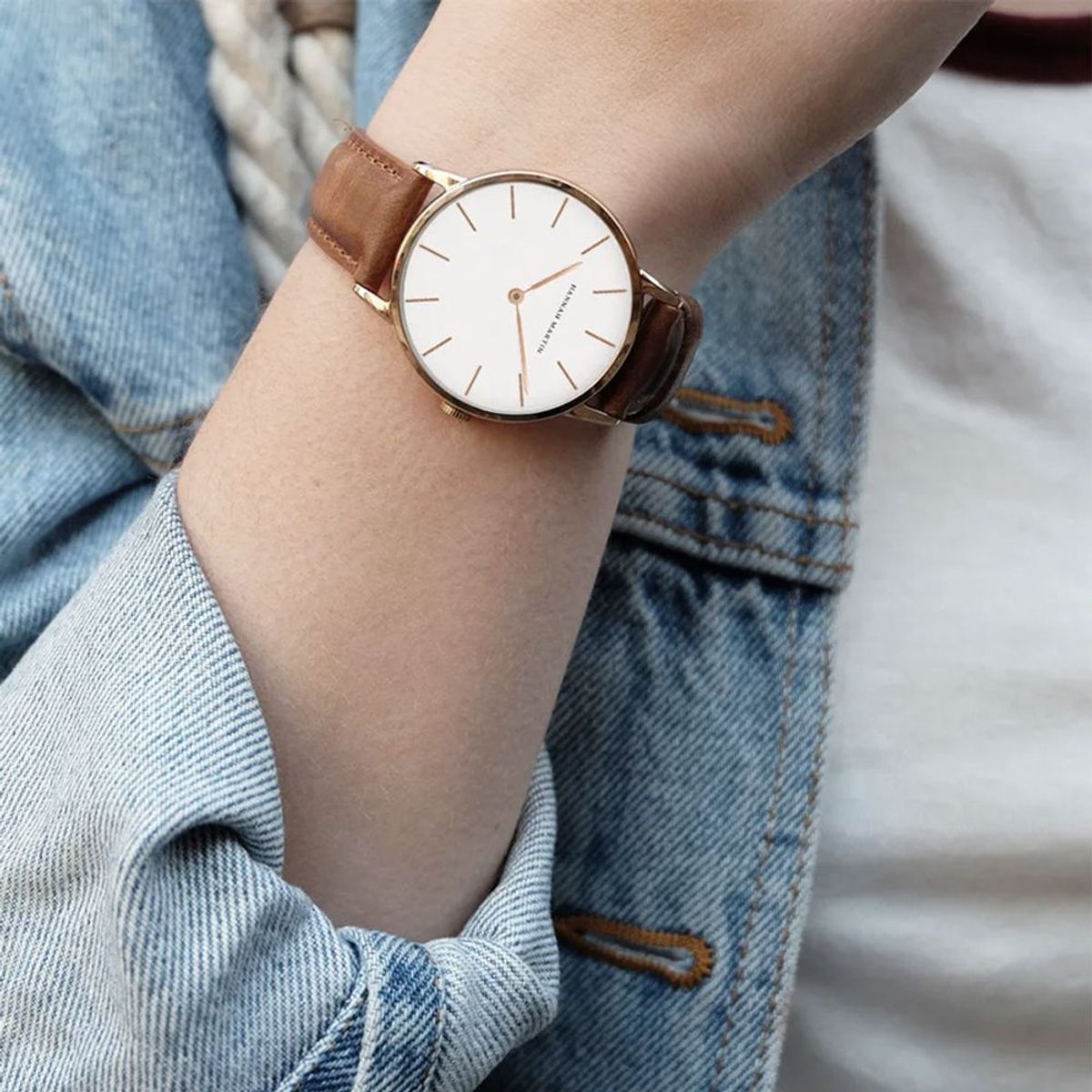 HANNAH MARTIN - RELOJ MUJER CUERO HANNAH MARTIN