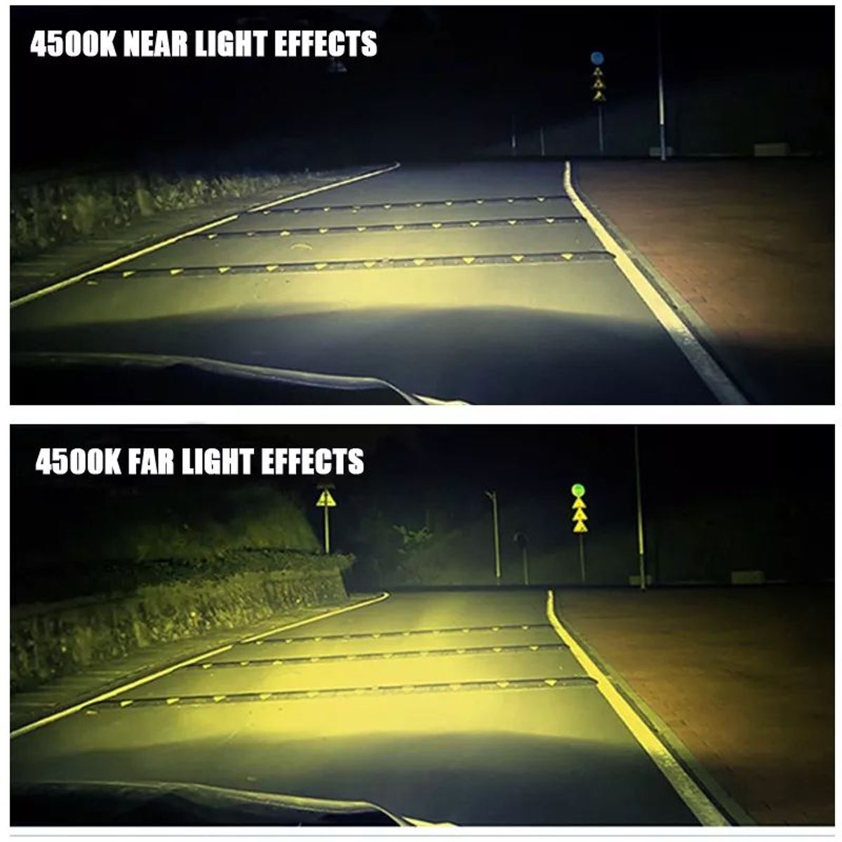 JET - Kit De Faro Led Tricolor H11 Neblinero Alta Potencia 18000Lm