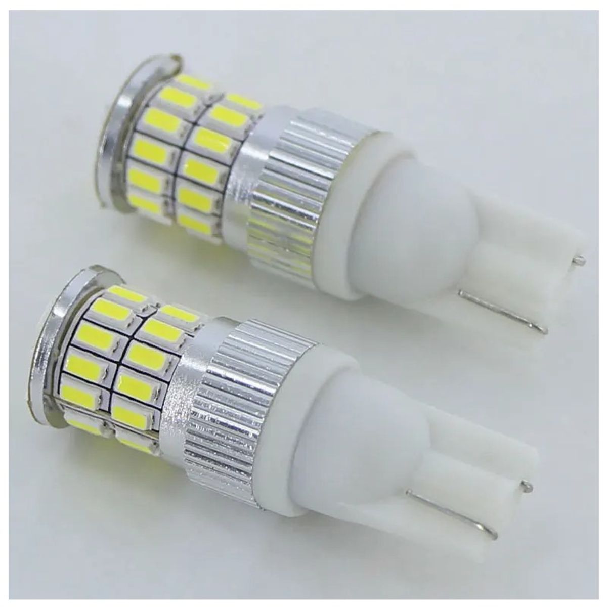 GENERICO - Par De Focos Led 360 Grados Lagrima T10 Auto Luz Blanco