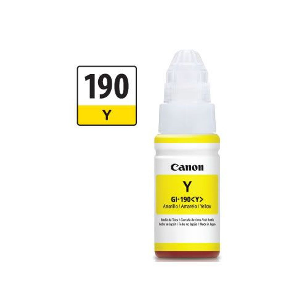 CANON - Tinta Canon 190 AMARILLO GI-190 GI190 GI-190C YELLOW 70ml