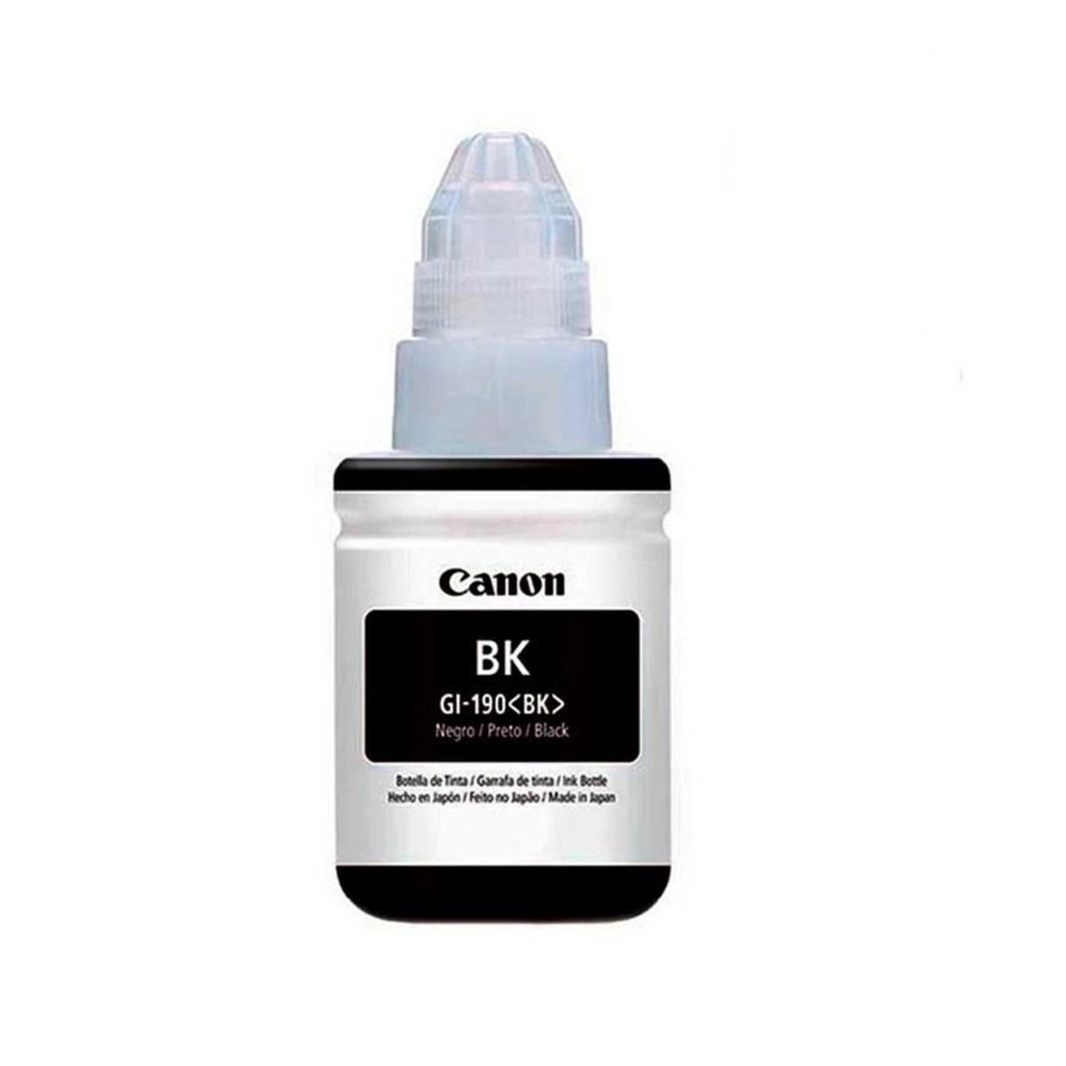 CANON - Botella de Tinta CANON GI-190 ORIGINAL Color BLACK negro 135ml