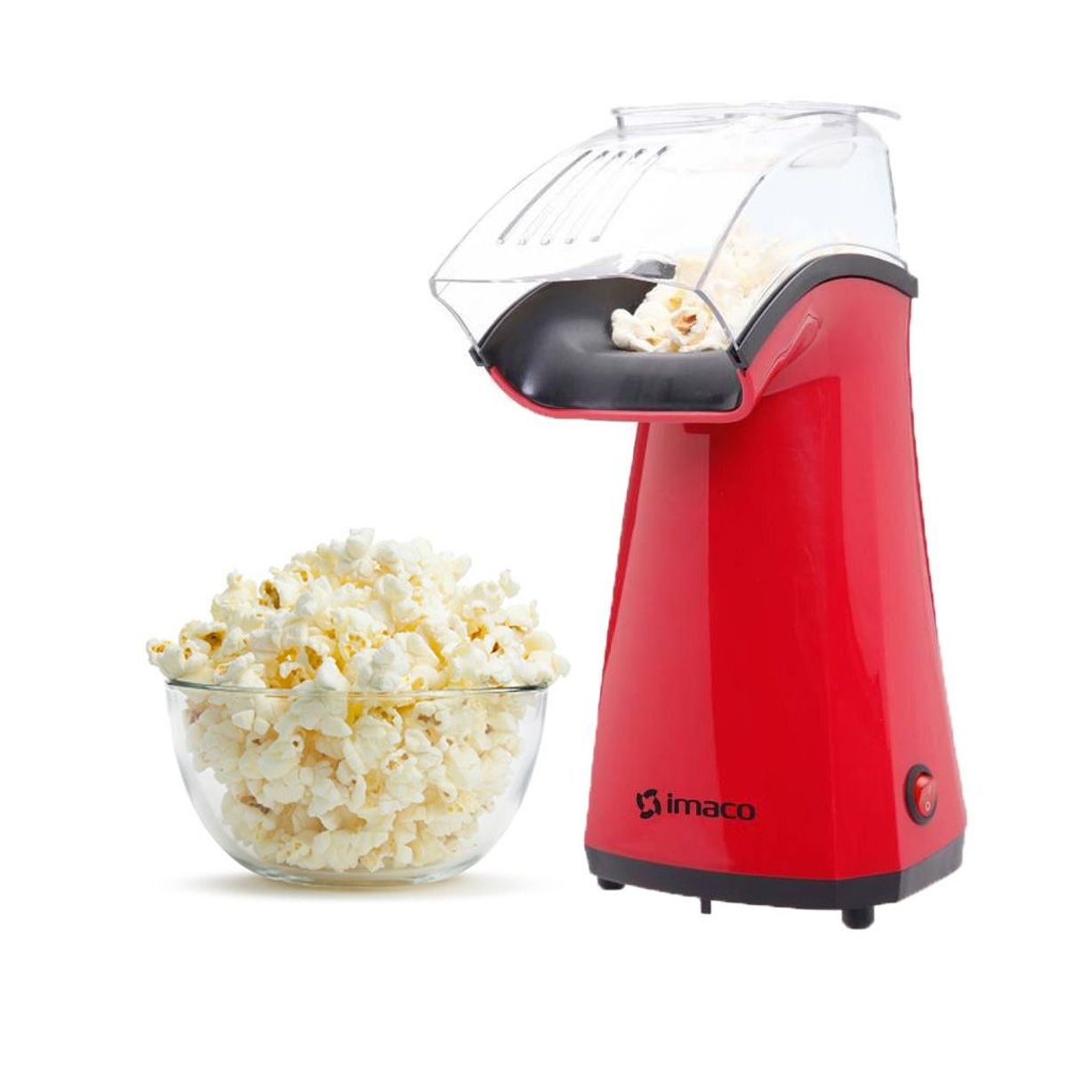 IMACO - Máquina Imaco para Hacer Pop corn Maker PO120R Rojo