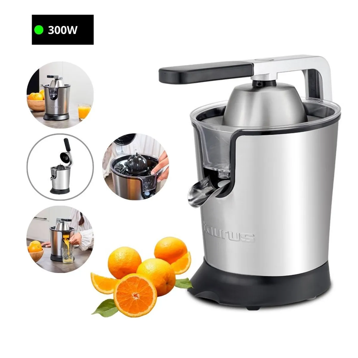 TAURUS - Exprimidor de Cítricos Taurus Citrus Legend 300w