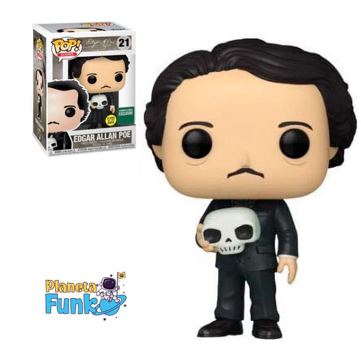 FUNKO - EDGAR ALLAN POE FUNKO POP GLOW