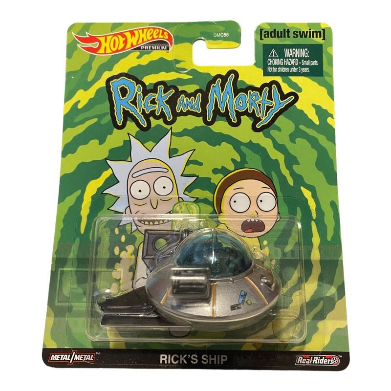 HOT WHEELS - Hot Wheels Premium: Retro  - Rick and Morty - Rick's Ship