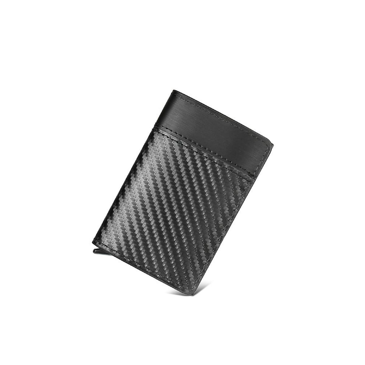 GENERICO - Billetera desplegable con bloqueo RFID - Negro