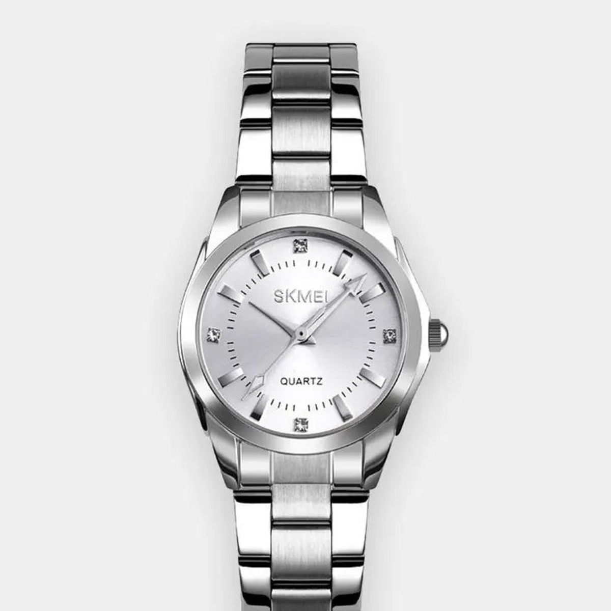 SKMEI - RELOJ SKMEI 1620 PLATEADO CORREA ACERO PARA MUJER