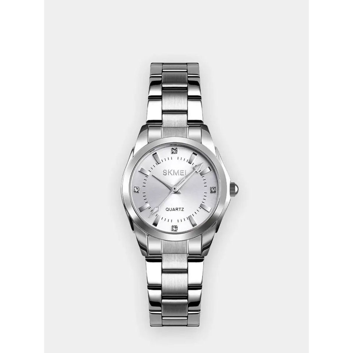 SKMEI - RELOJ SKMEI 1620 PLATEADO CORREA ACERO PARA MUJER