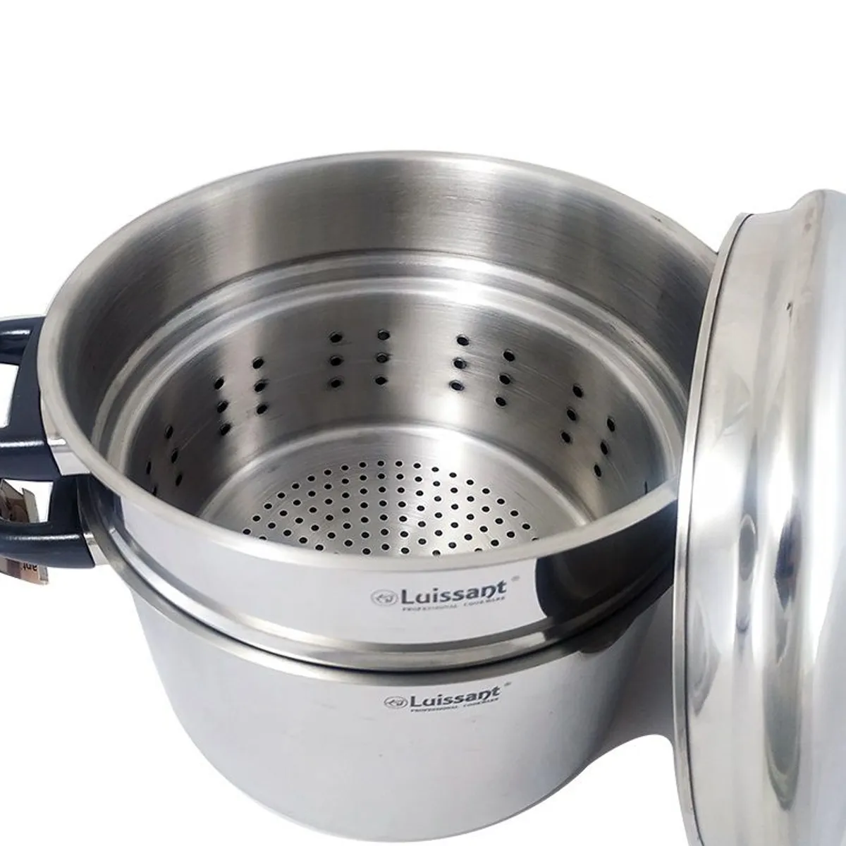 LUISSANT - Juego De Ollas Acero Inoxidable 14 Piezas Luissant