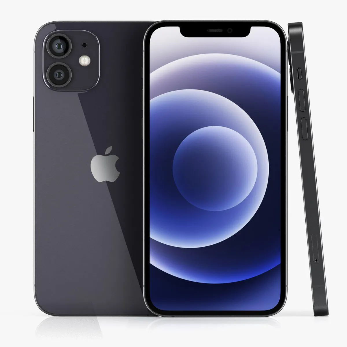 APPLE - Iphone 12 64GB, Grado A, Bat 90%, Leer descripcion,ENTREGA INMEDIATA, Negro Reacondicionado.