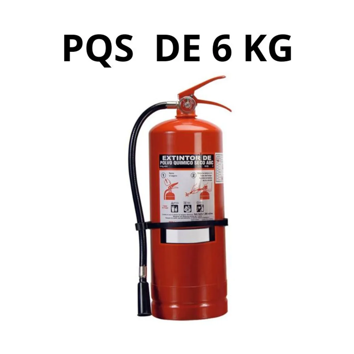GENERICO - Extintor 06 KG PQS ABC 75%