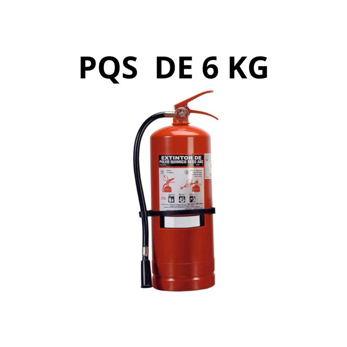 GENERICO - Extintor 06 KG PQS ABC 75%