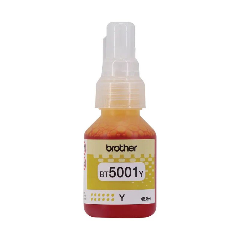 BROTHER - Botella de Tinta BROTHER bt5001y 5001 5001Y AMARILLO