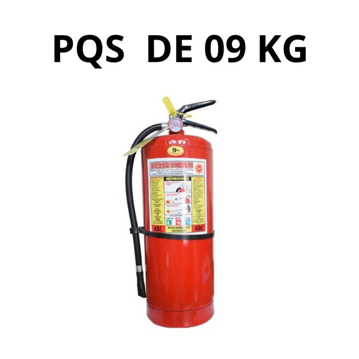 NACIONAL - Extintor 09 KG PQS ABC 75%