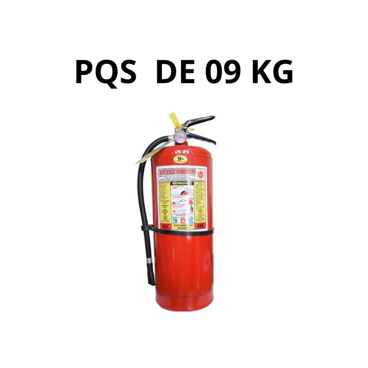 NACIONAL - Extintor 09 KG PQS ABC 75%