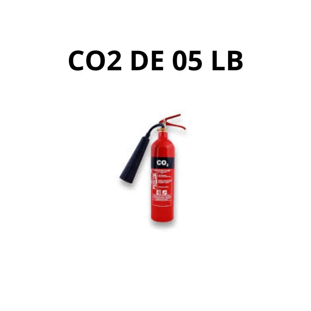 GENERICO - Extintor de 05 Lb CO2/BC