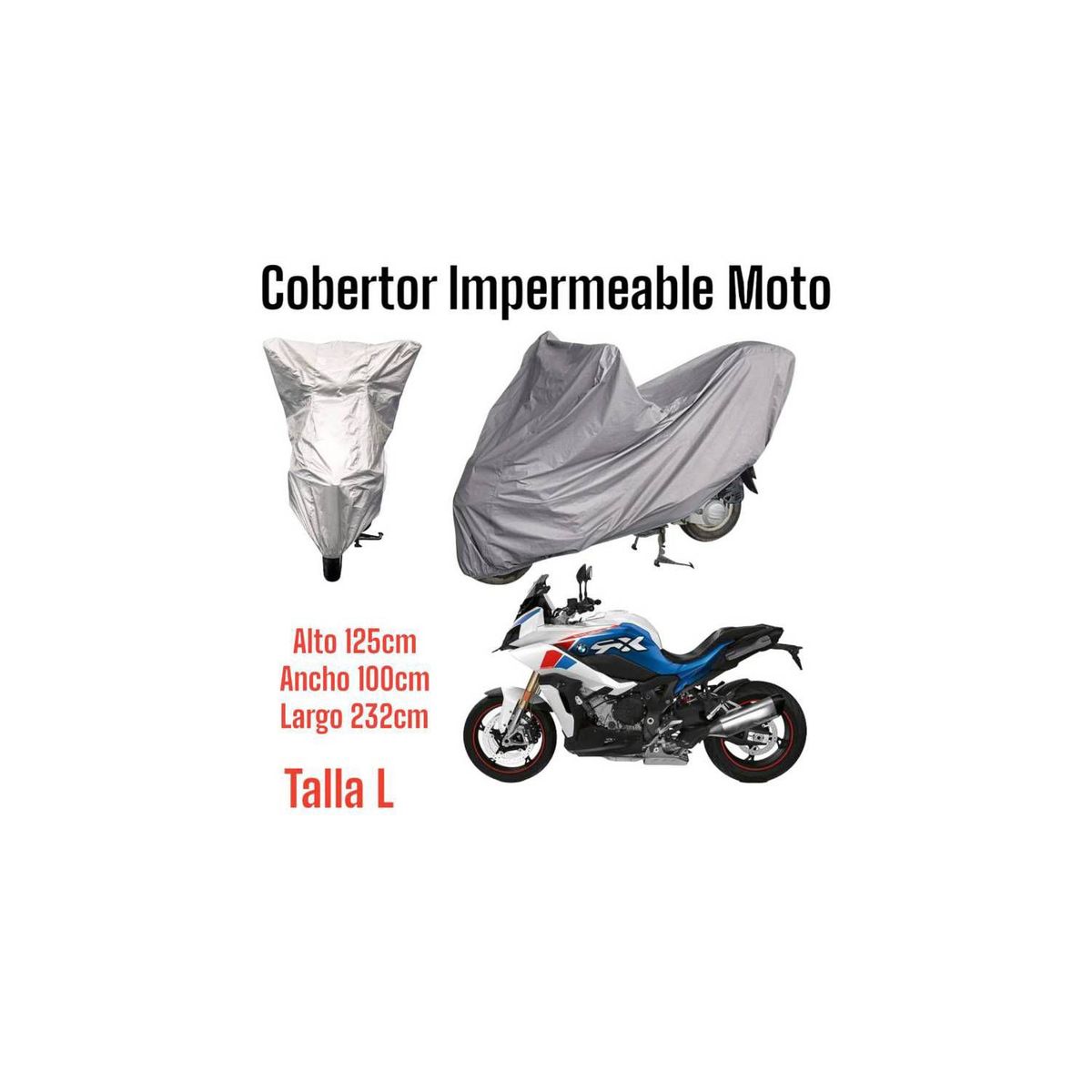 GENERICO - Forro Funda De Moto Impermeable Resistente Cobertor Moto