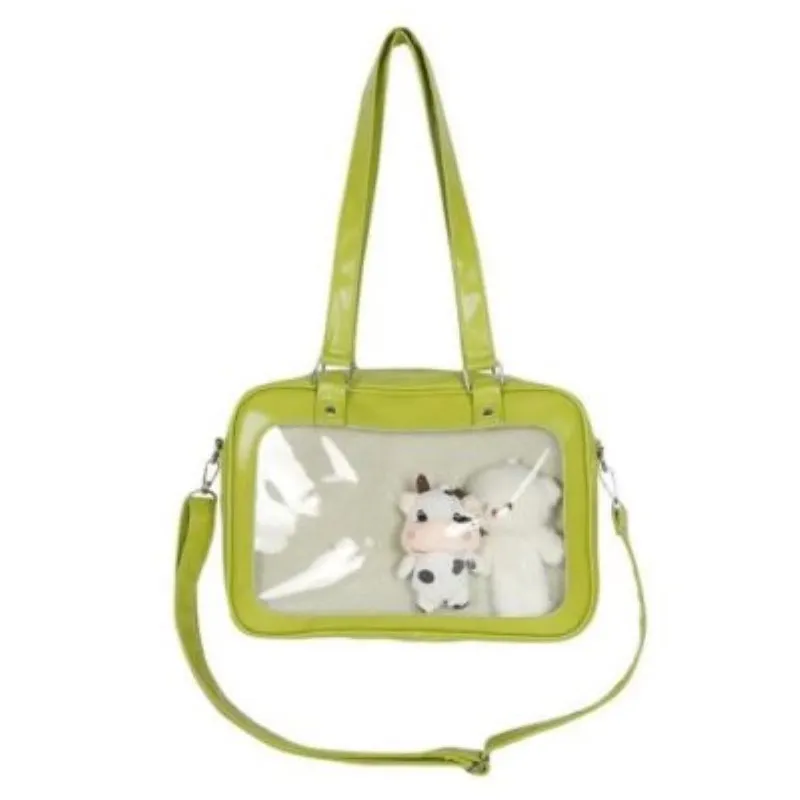 GENERICO - BOLSO PLAYERO DE CUERO PU KAWAI VERDE