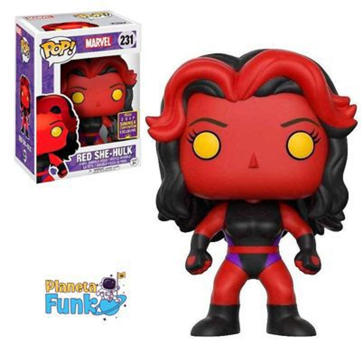 FUNKO - RED SHE HULK EXCLUSIVO DE CONVENCION