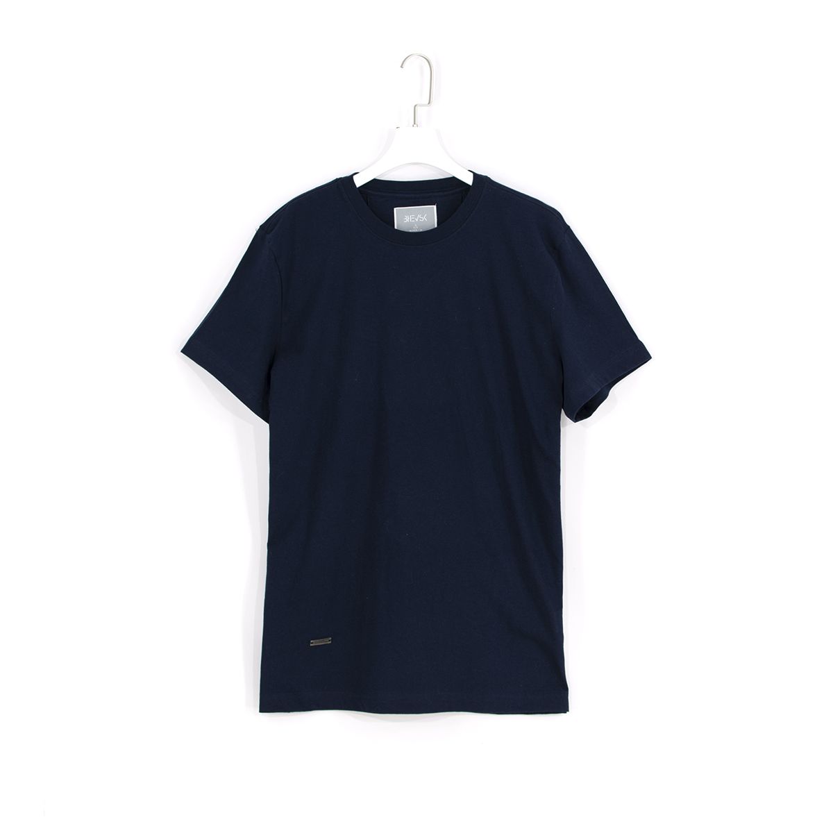 BHEVSK - Polo basico azul hombre