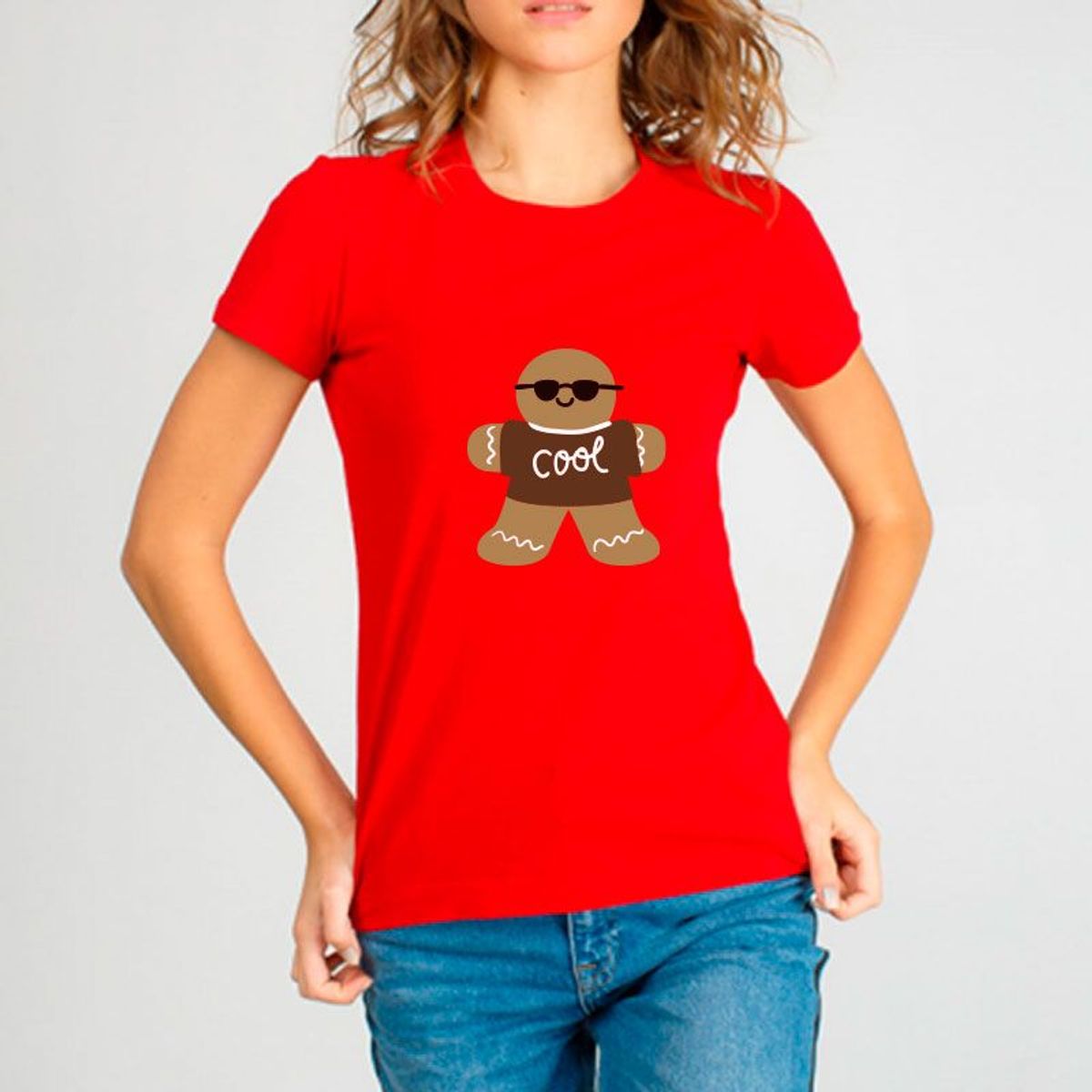 GENERICO - Polo Mujer Manga Corta Galleta Cool - Nathalie Love It - Rojo