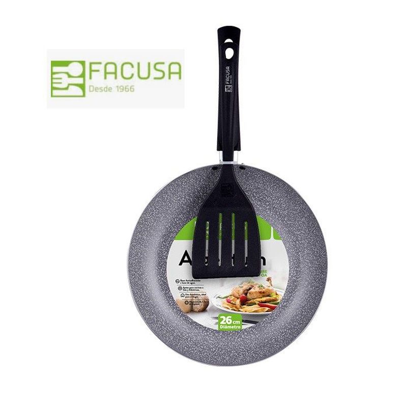 FACUSA - Sartenes Facusa Roja 22 cm con Espatula
